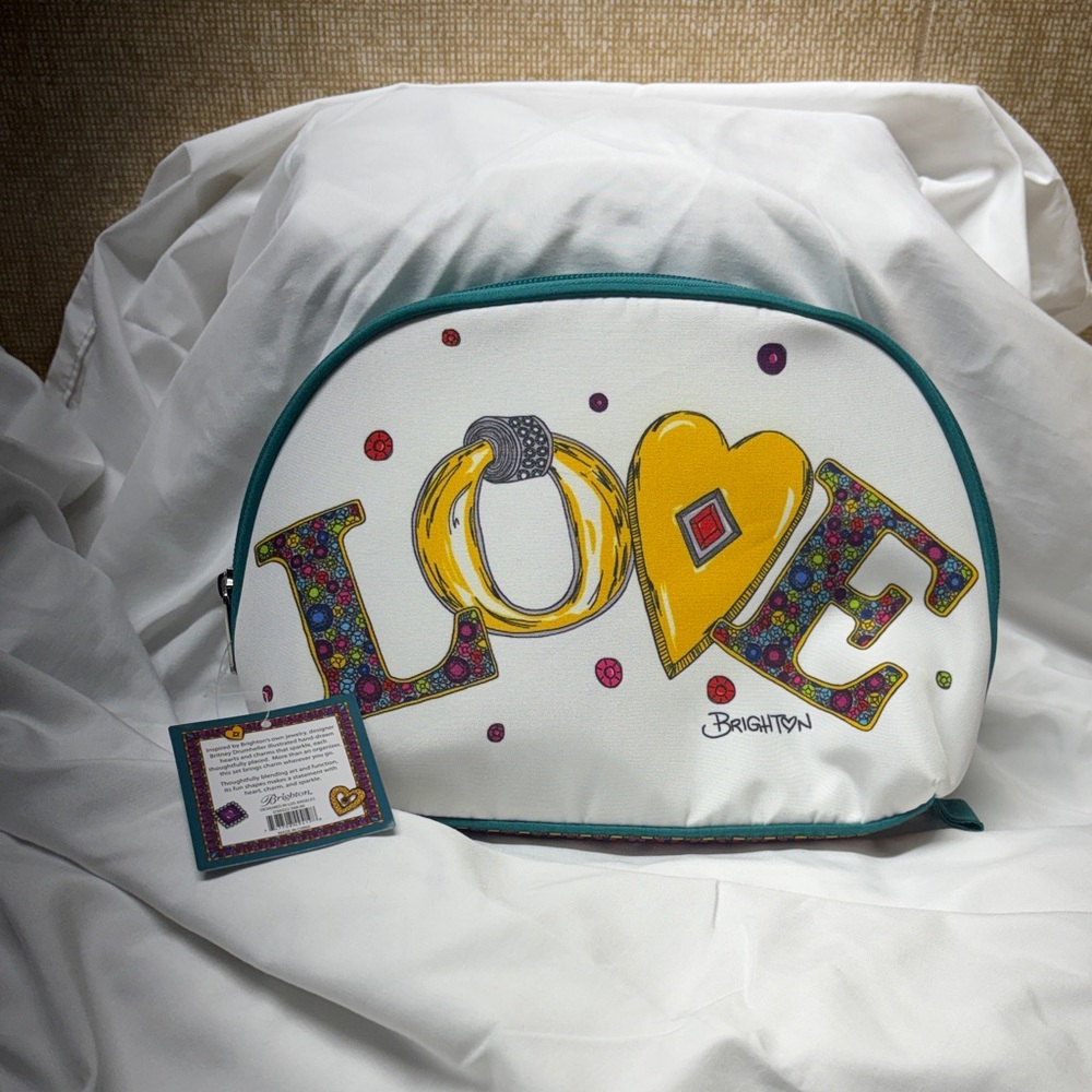 Brighton Multicolor Love Cosmetic Pouch